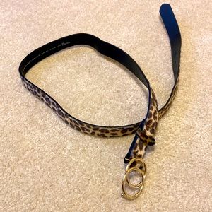 Chic Leopard Print Belt